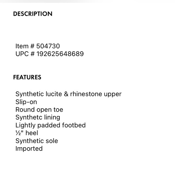 New Jessica Simpson Fairia Sandals multicolor rhinestone size 6.5 - Picture 6 of 7